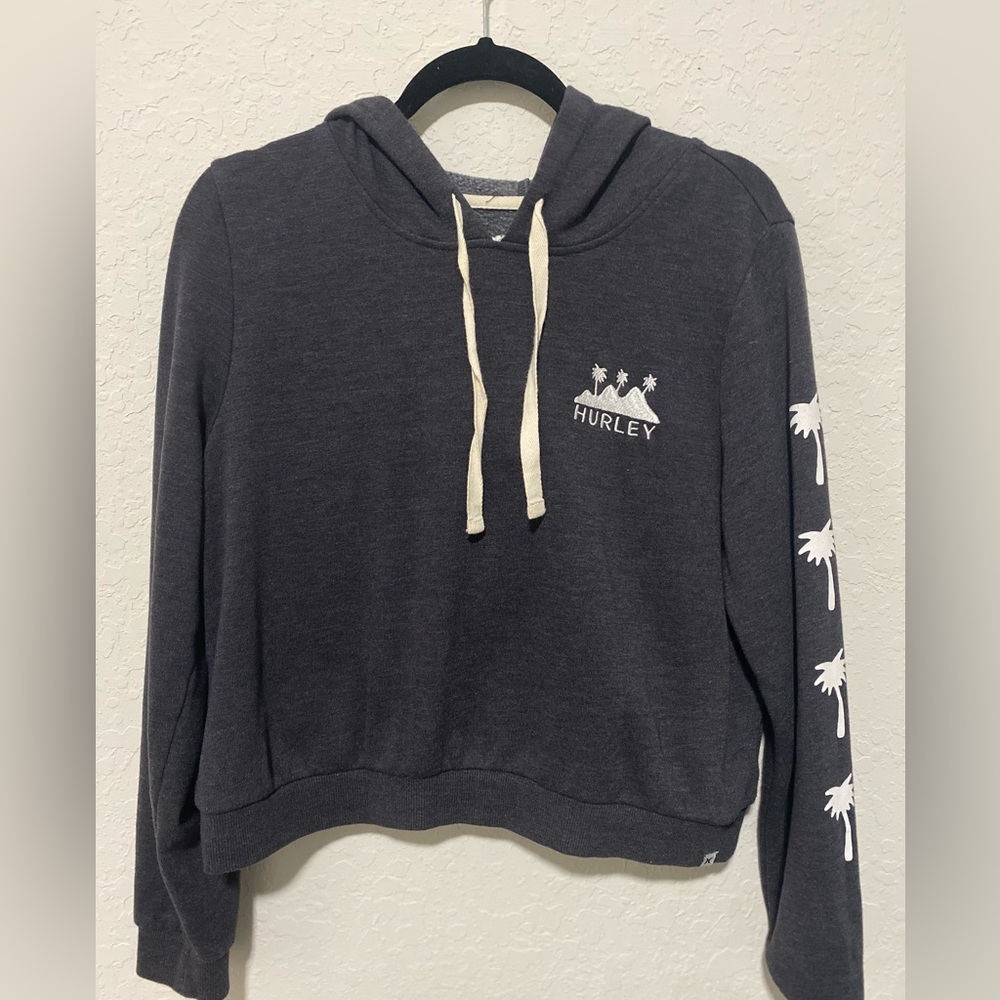Hurley Sweatshirt Beach Palm Trees